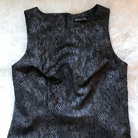 ESTELLE AND FINN SNAKESKIN PRINT SHEATH BODYCON 👗 - Picture 2 of 6